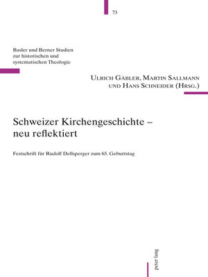 cover image of Schweizer Kirchengeschichte  neu reflektiert